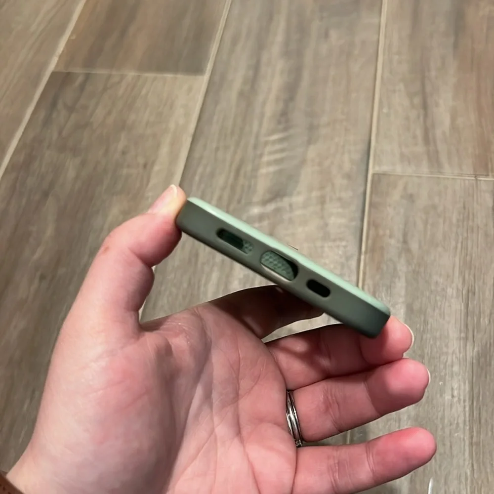 Loopy iphone 13 Sage Green Phone Case